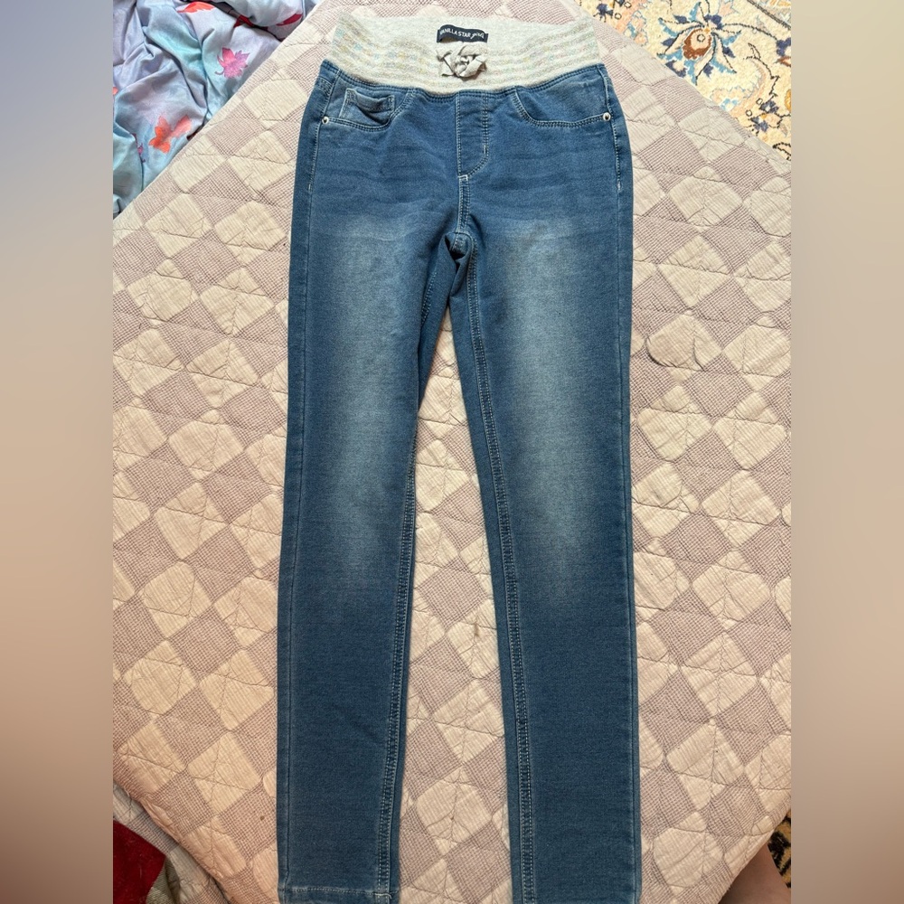 Vanilla Star Dark Blue Skinny Jeans